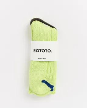 1523 Socks in Lime