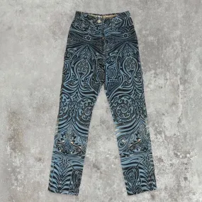 1996 Jean Paul Gaultier Jean’s Tribal Print Trousers