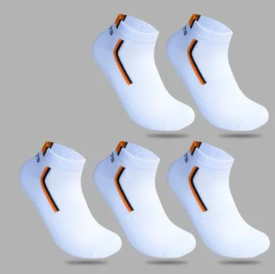 5 Pairs Per Lot Men's Stretchy Shaping Short Socks Suit for All Season