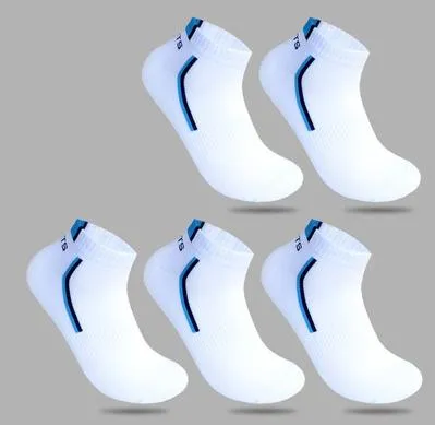 5 Pairs Per Lot Men's Stretchy Shaping Short Socks Suit for All Season