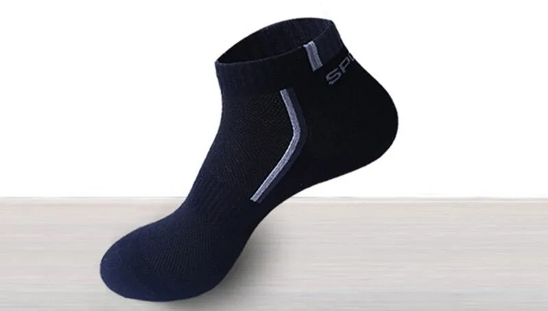 5 Pairs Per Lot Men's Stretchy Shaping Short Socks Suit for All Season