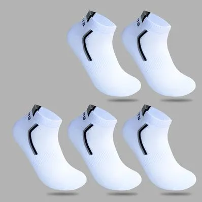 5 Pairs Per Lot Men's Stretchy Shaping Short Socks Suit for All Season