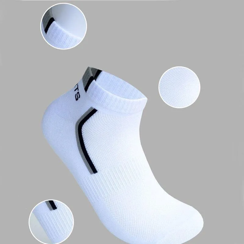 5 Pairs Per Lot Men's Stretchy Shaping Short Socks Suit for All Season