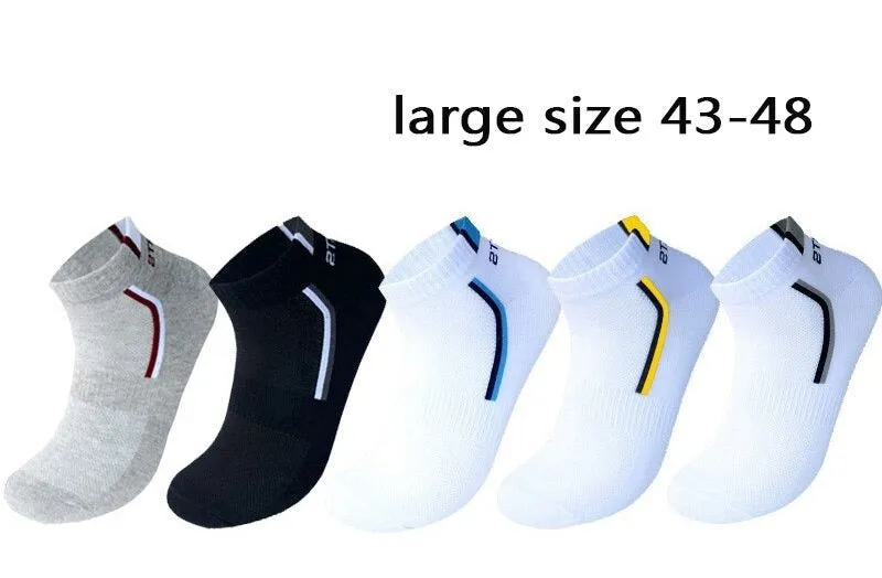 5 Pairs Per Lot Men's Stretchy Shaping Short Socks Suit for All Season