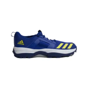 Adidas Men's Cricup 23 Cricket Shoe (Lucid Blue/Acid Yellow)