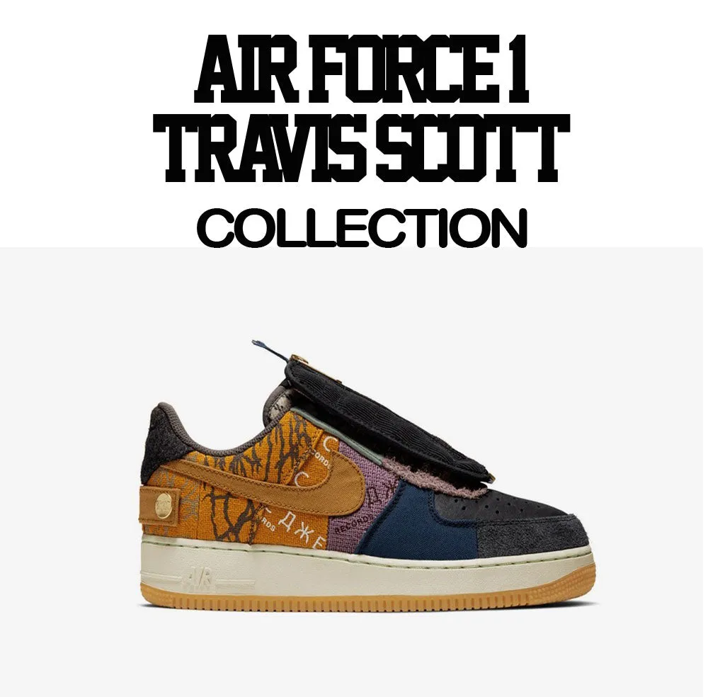 Air Force 1 Travis Scott Shirt - Scribble - Black