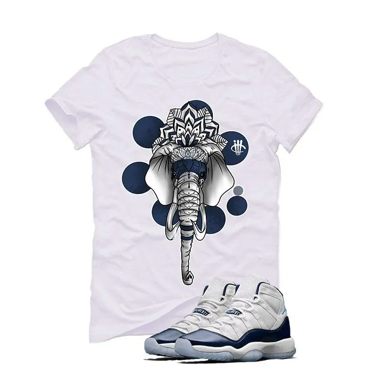 Air Jordan 11 (Midnight Navy) White T (ELEPHANT)