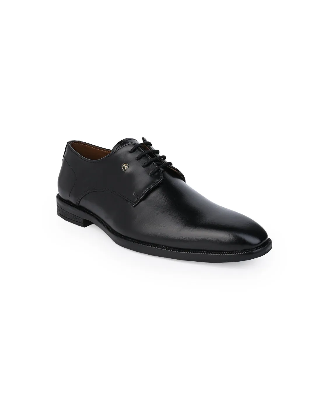 Alberto Torresi Black Laceup formal Shoes