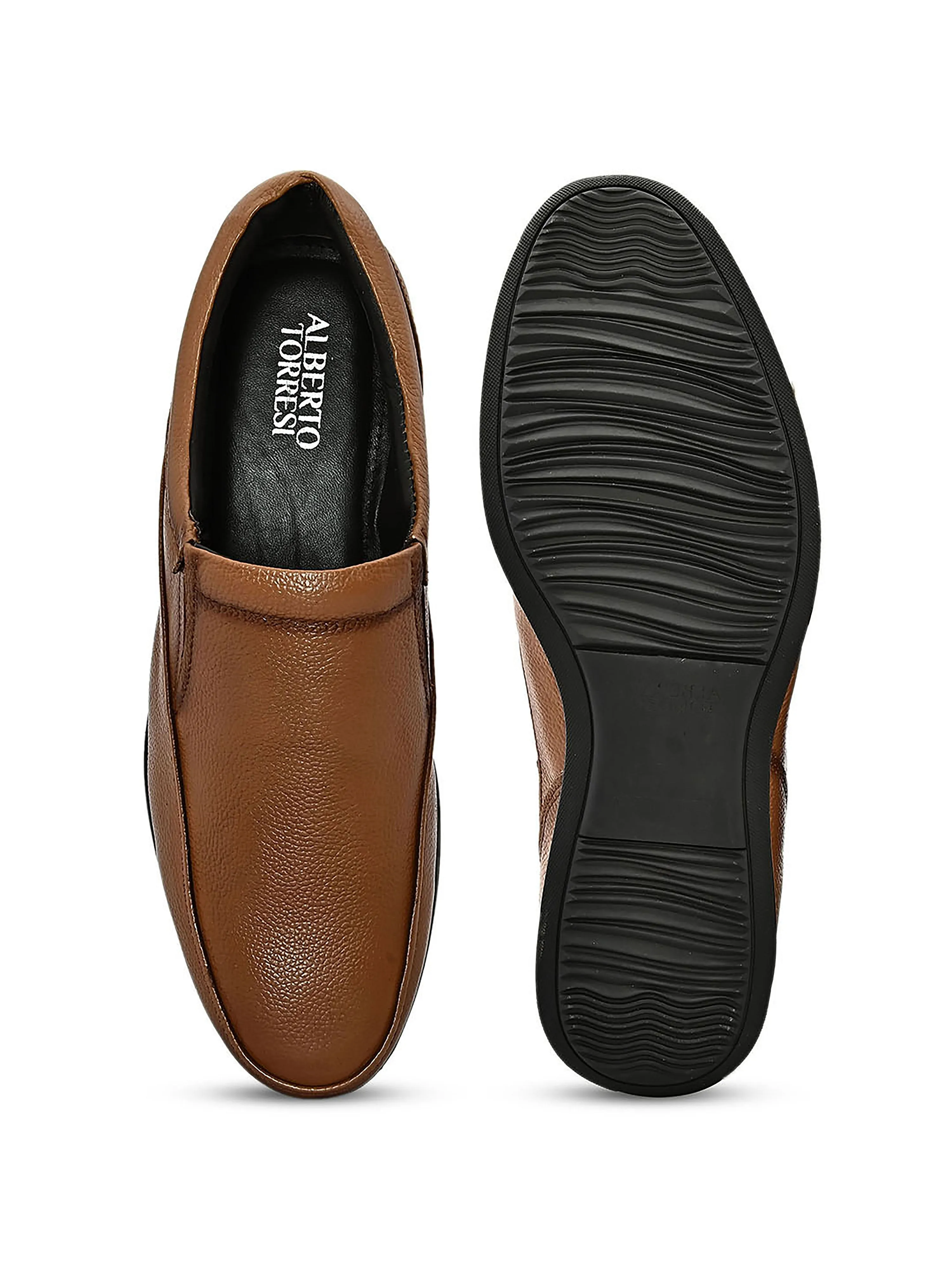 Alberto Torresi Jacob Men's Tan Slip-Ons