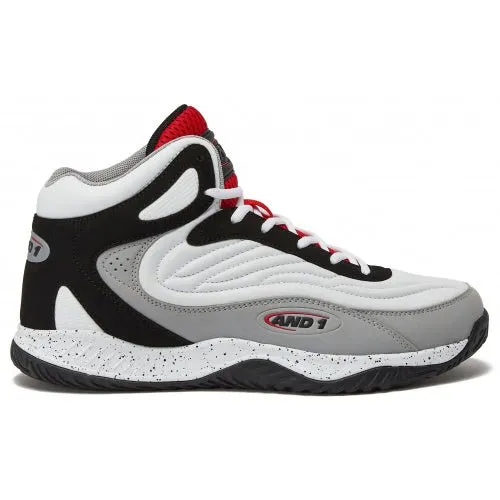 AND 1 MEN'S PULSE 3.0 WHITE/BLACK BASKETBALL SHOE