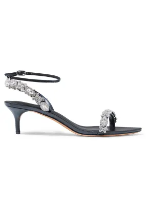 Aurora Crystal 50 Heels Black