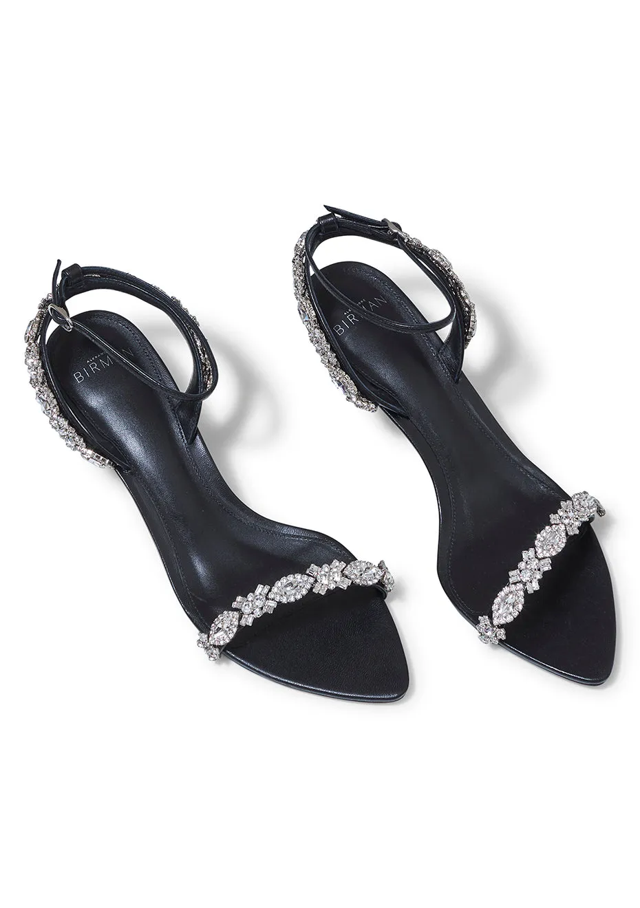 Aurora Crystal 50 Heels Black