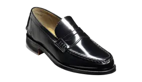 Barker Caruso Classic Penny Loafer  - Hi Shine Black