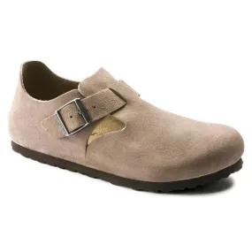 'Birkenstock' Women's London Suede Leather Shoe - Taupe