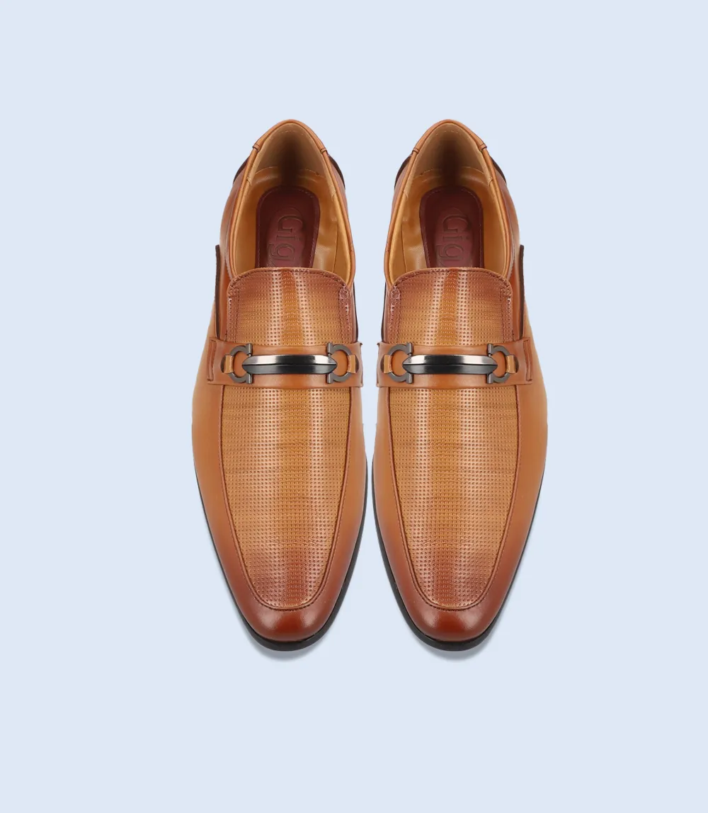 BM5063-TAN-Men Formal Slip-on's