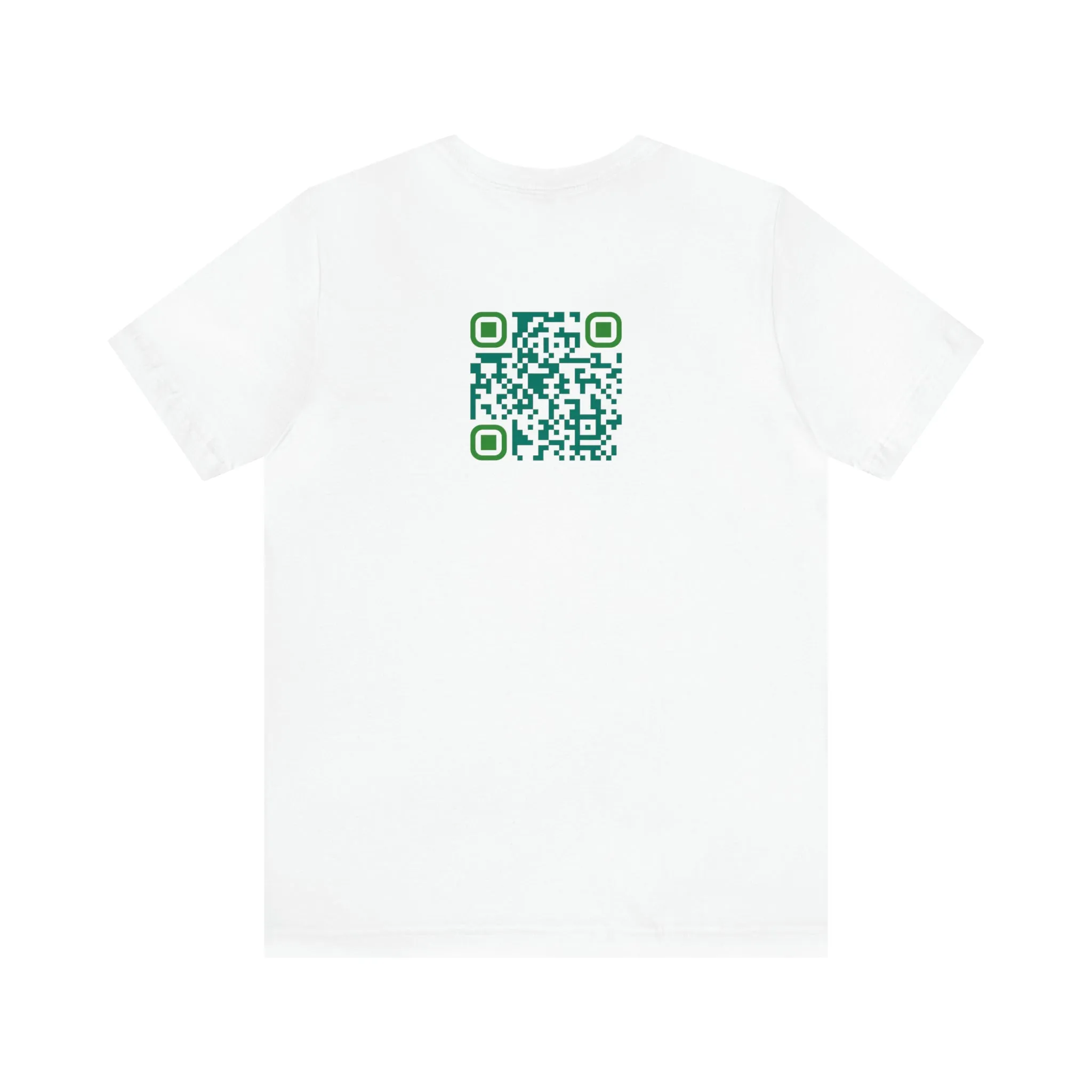 Brighten Someone's Day Today Unisex QR Code T-shirt, Hidden Message, Positive, Empowering T-shirt