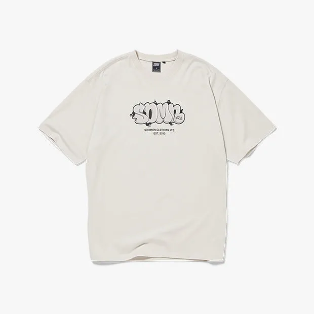 Bubble Graffiti T-Shirt [Off White]