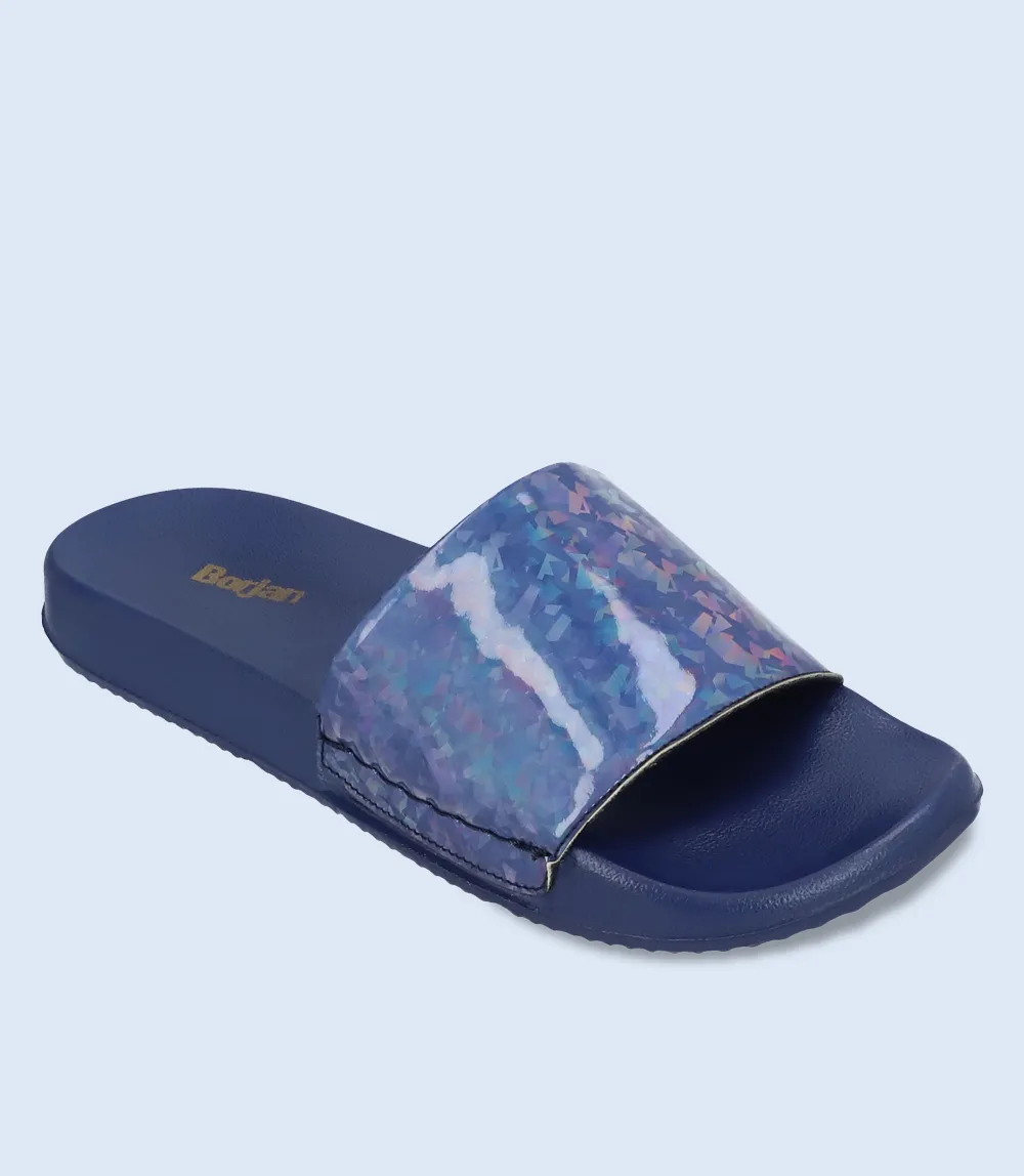 BW8029-BLUE-Women Sliders