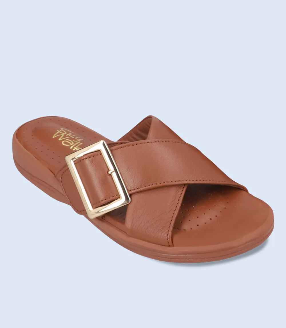 BW9515-TAN-Women Slipper