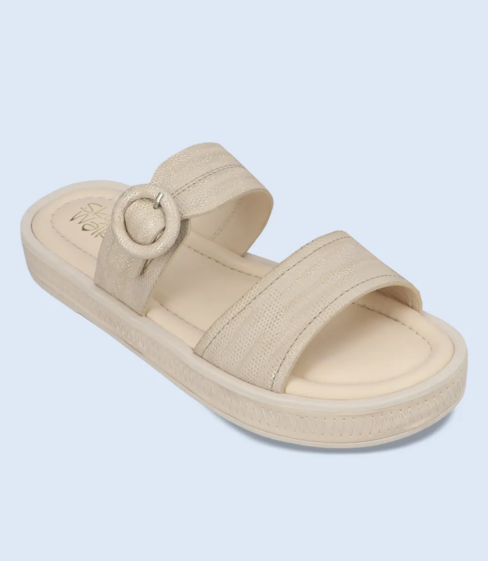 BW9749-GOLDEN-Women Comfort Slipper