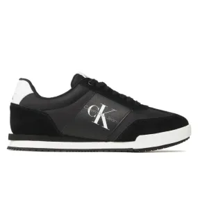 Calvin Klein Jeans Mens Low Profile Mono Essential Sneakers - Black (YM0YM00686-BLK)