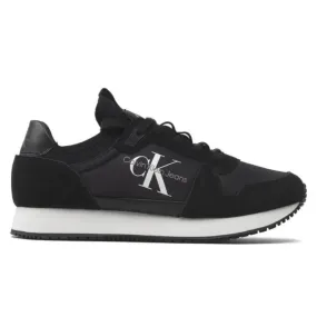 Calvin Klein Jeans Runner Sock Laceup Ny-Lth Wn YW0YW00840-BLKBLK