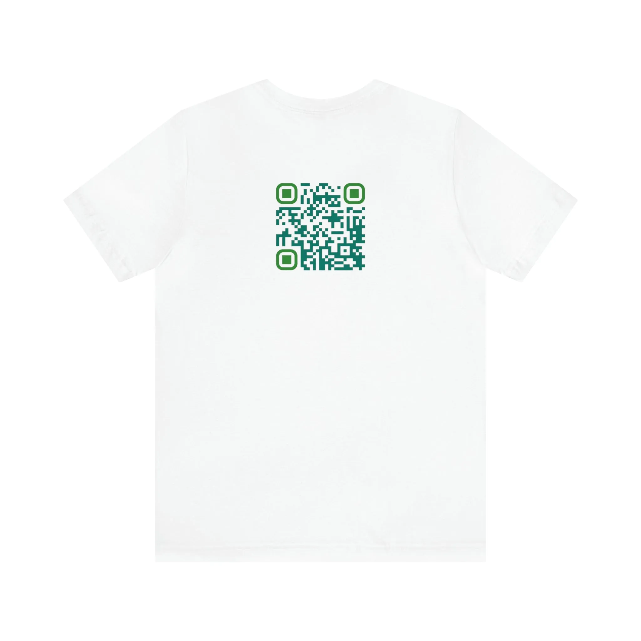 Compassion is Soul Food Unisex Jersey Short Sleeve Tee, QR Code T-shirt, Hidden Message t-shirt, Positive T-shirt