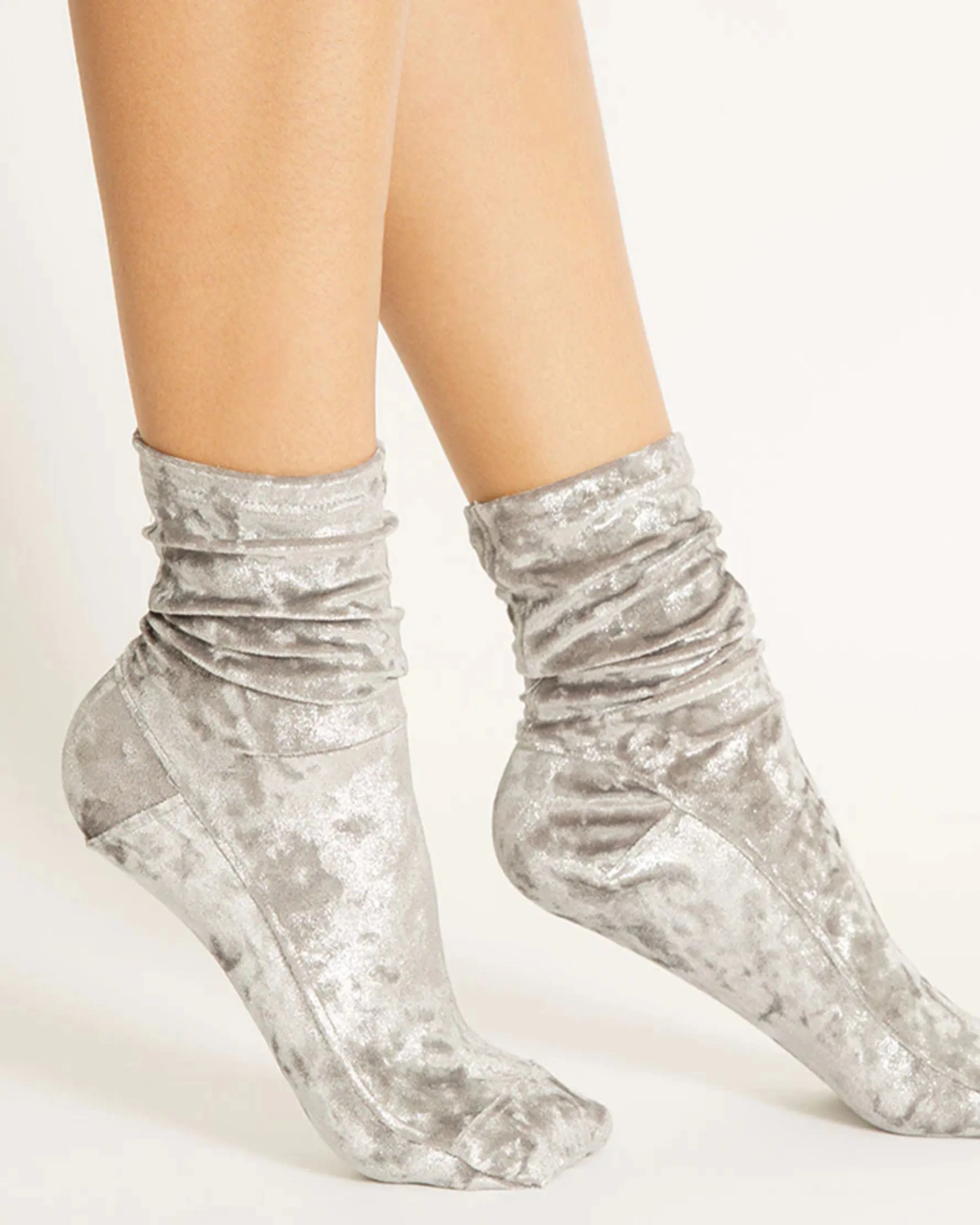 Crushed Velvet Socks