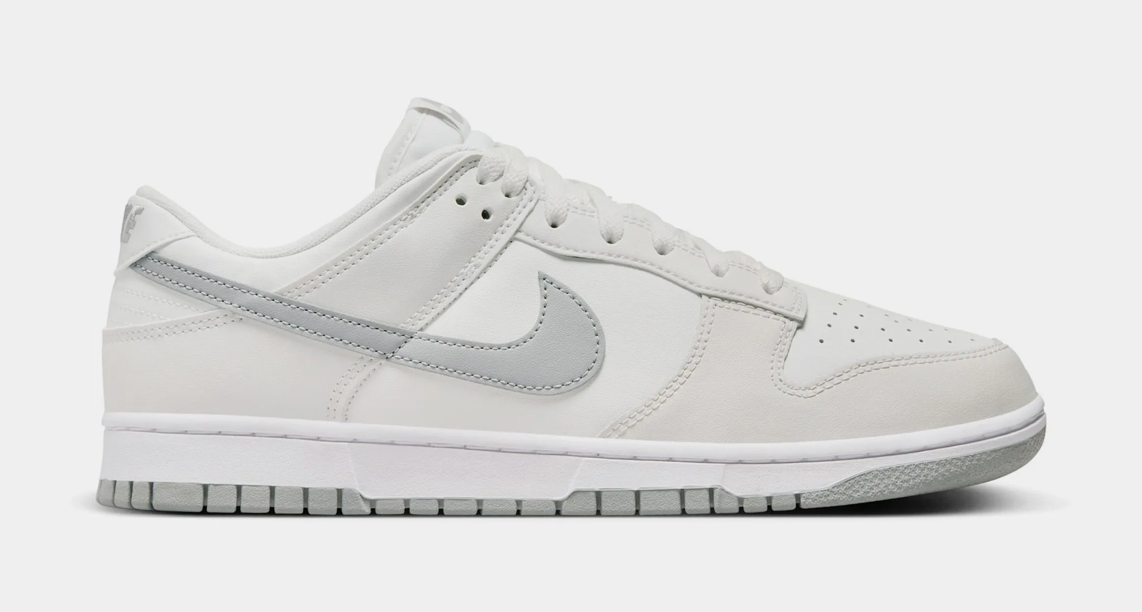 Dunk Low Summit White Mens Lifestyle Shoes ( Summit White/Light Smoke Grey/Platinum Tint/White)