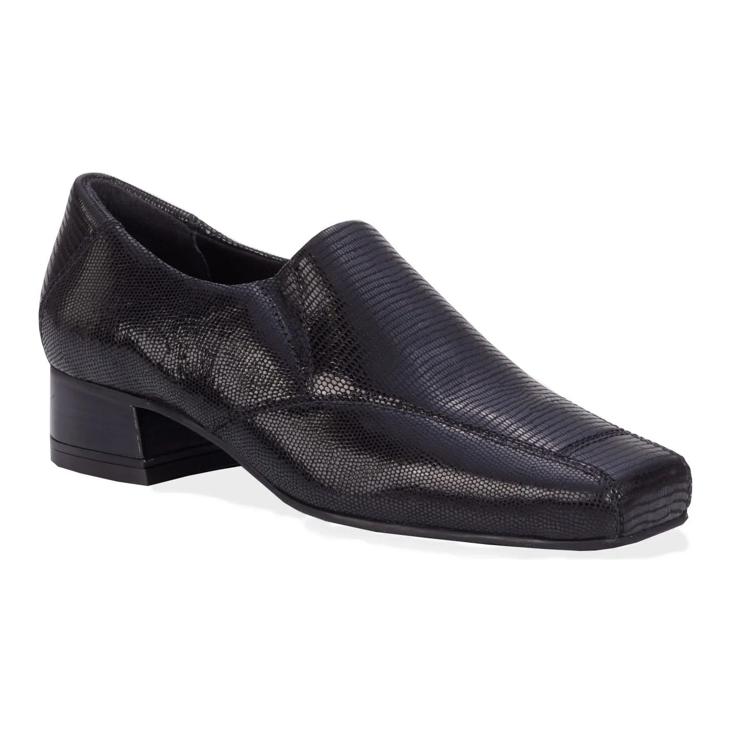 Eagan Black Slip On Shoes