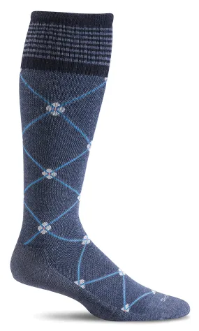 Elevation Knee-High - Denim Firm Compression (20-30mmHG)