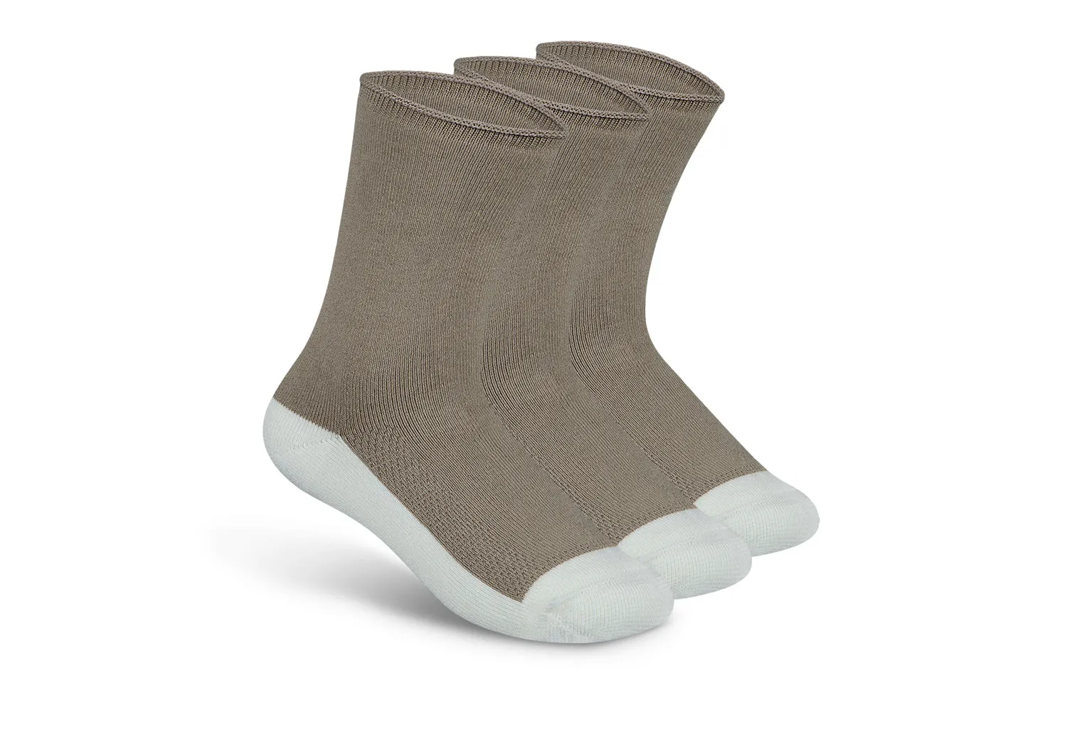 Extra Roomy Diabetic Socks (Thick) - Brown