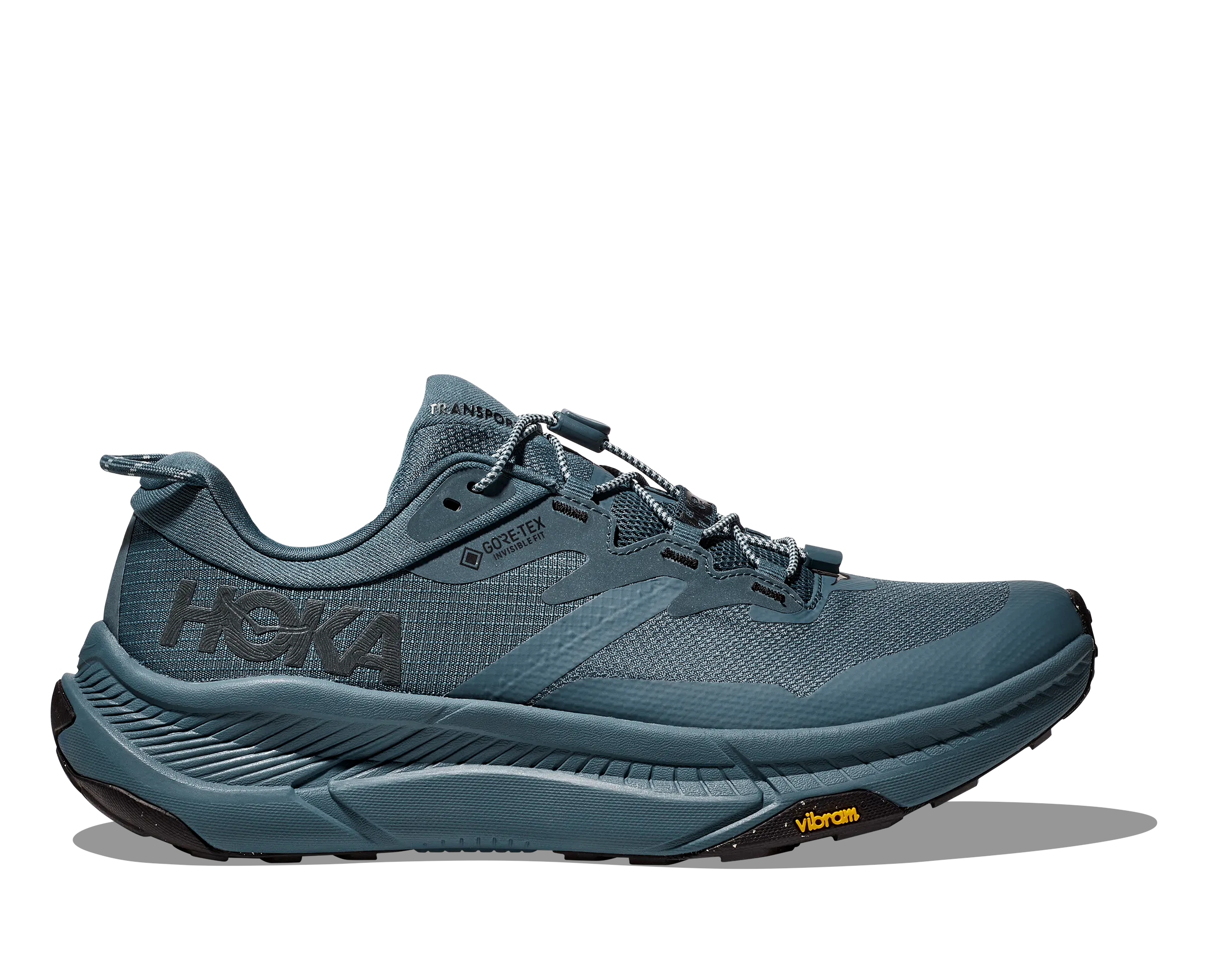 Mens HOKA Transport GTX Waterproof Trail Running Shoes - Lightweight, Comfortable, and Durable