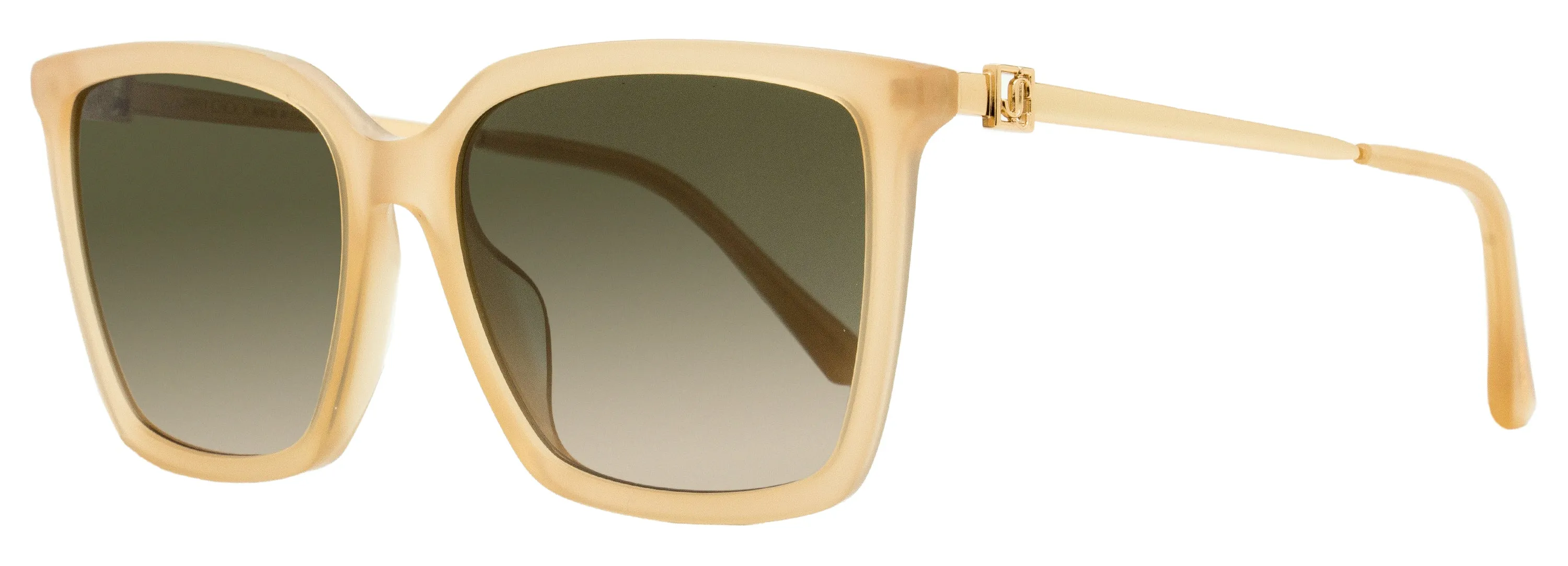 Jimmy Choo Women's Square Sunglasses Totta /G FWMHA Nude/Gold 56mm