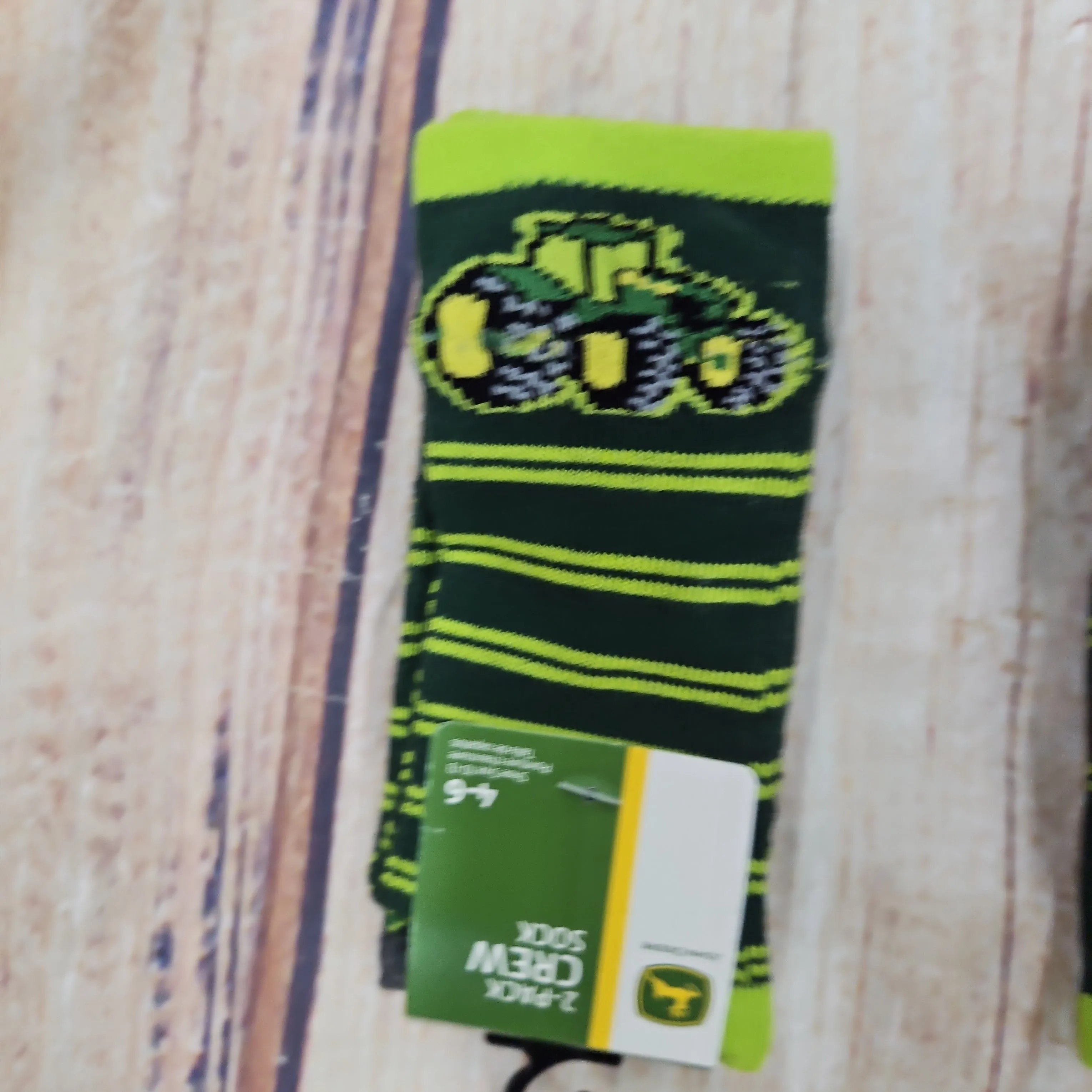 JOHN DEERE SOCK 2 PACK CREW SOCK 740