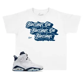 Kids - Midnight Navy 6 Blessings Shirt