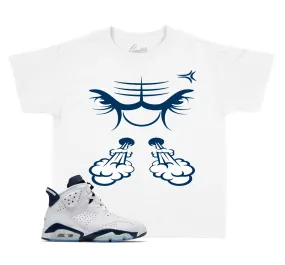 Kids - Midnight Navy 6 Raging Face Shirt