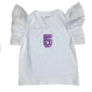 Lola and The Boys Birthday Girl Gem Ruffle Shirt