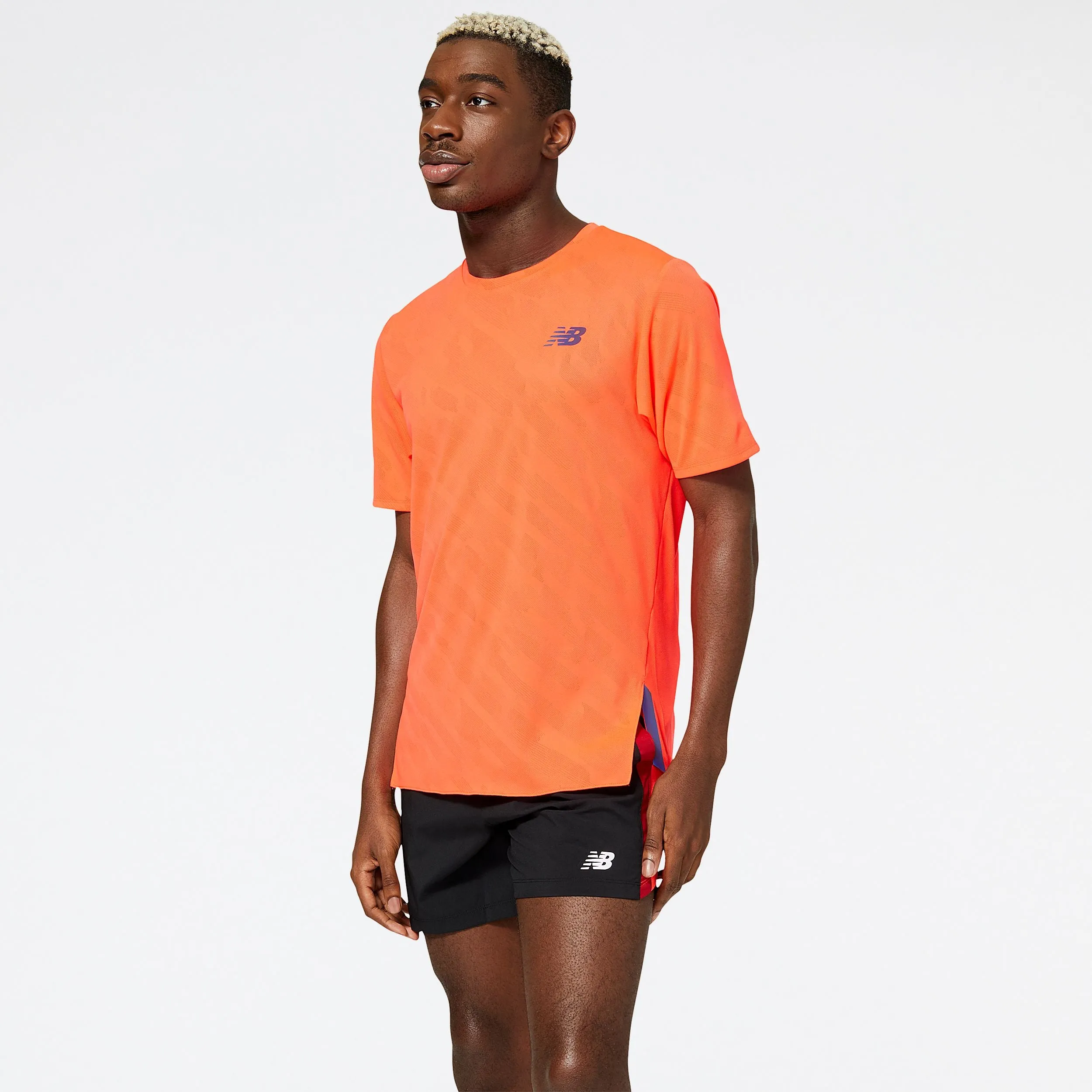 M New Balance Q Speed Jacquard Short Sleeve