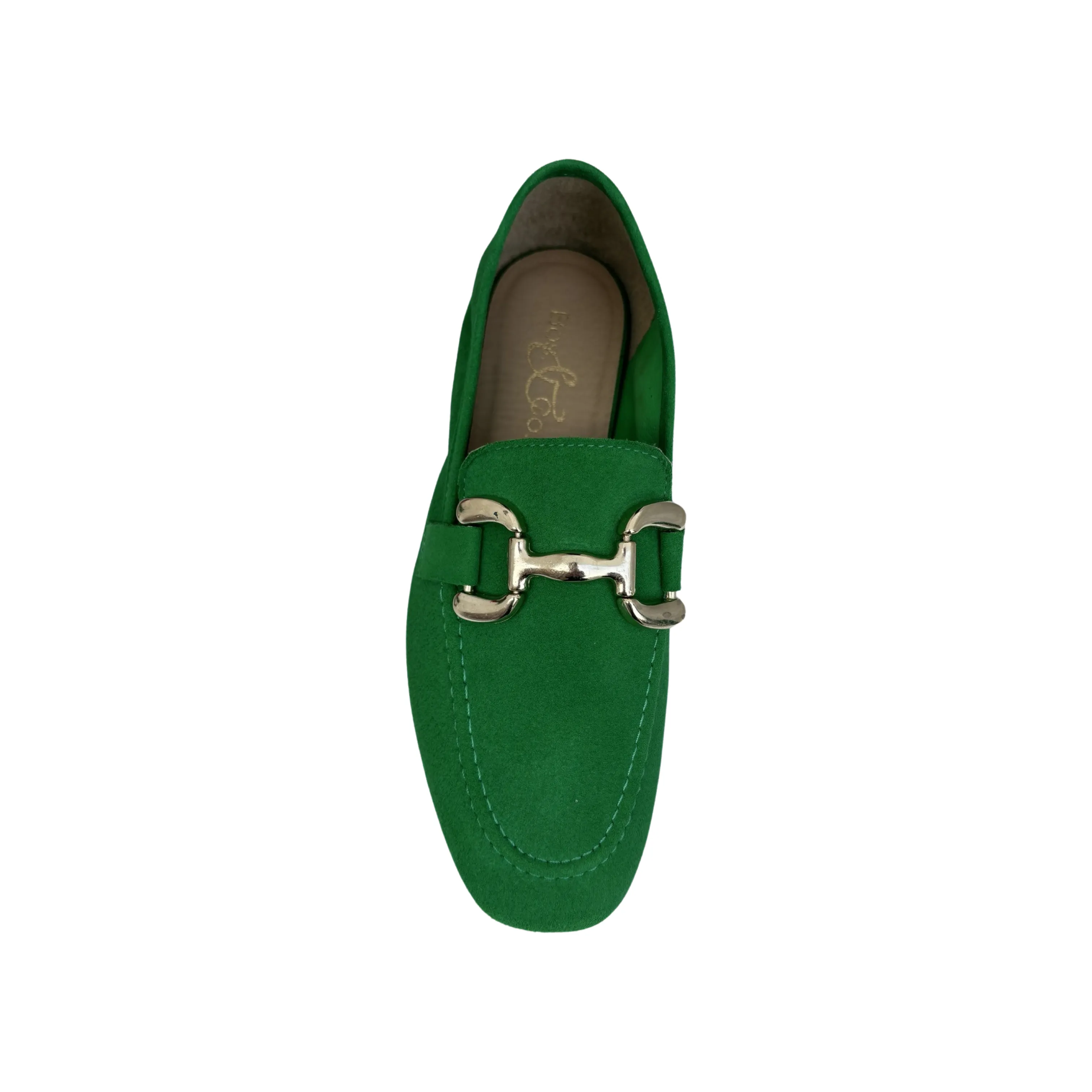 Macie Irish Green Suede Loafer