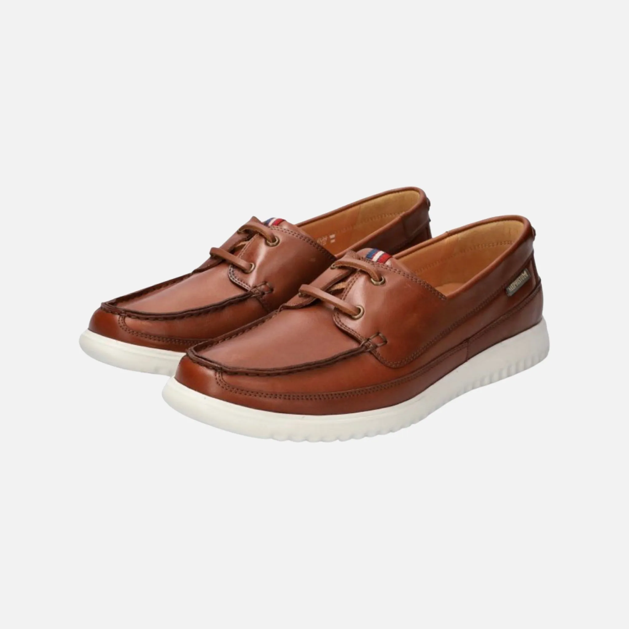 Mens Mephisto Hazelnut Boat Shoe TREVIS