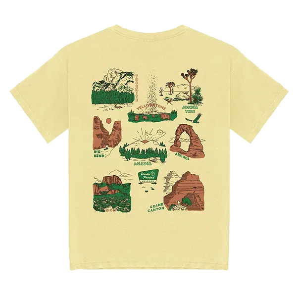 Men's National Parks Welcome Pocket Tee