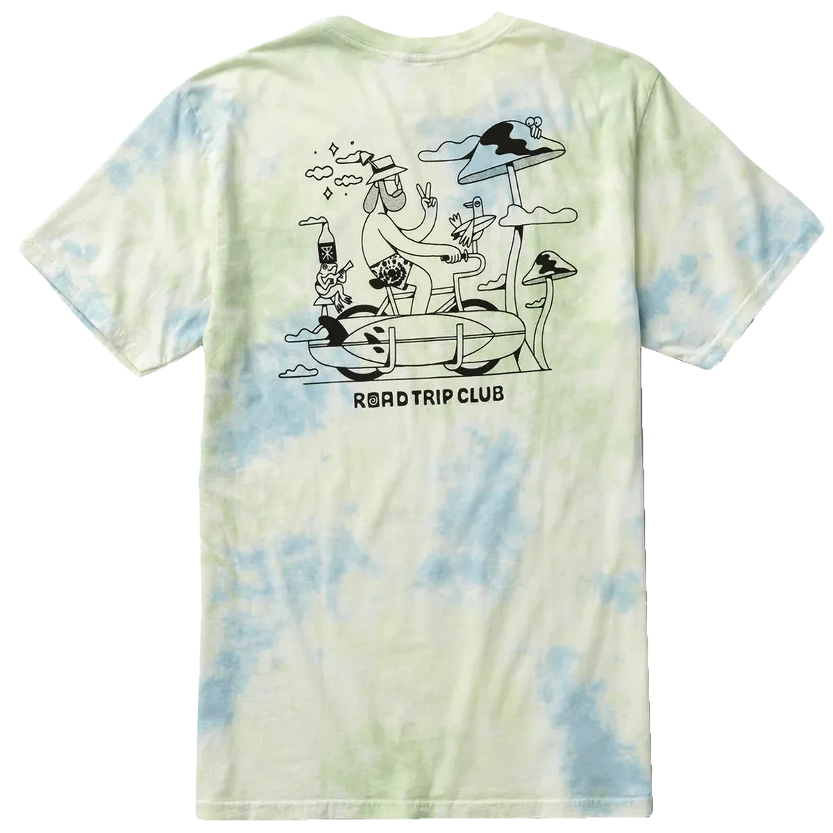 Men's Road Trip Club Tie Dye Short Sleeve