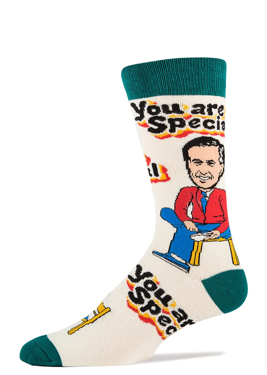 Mister Rogers You Are Special Men's Socks