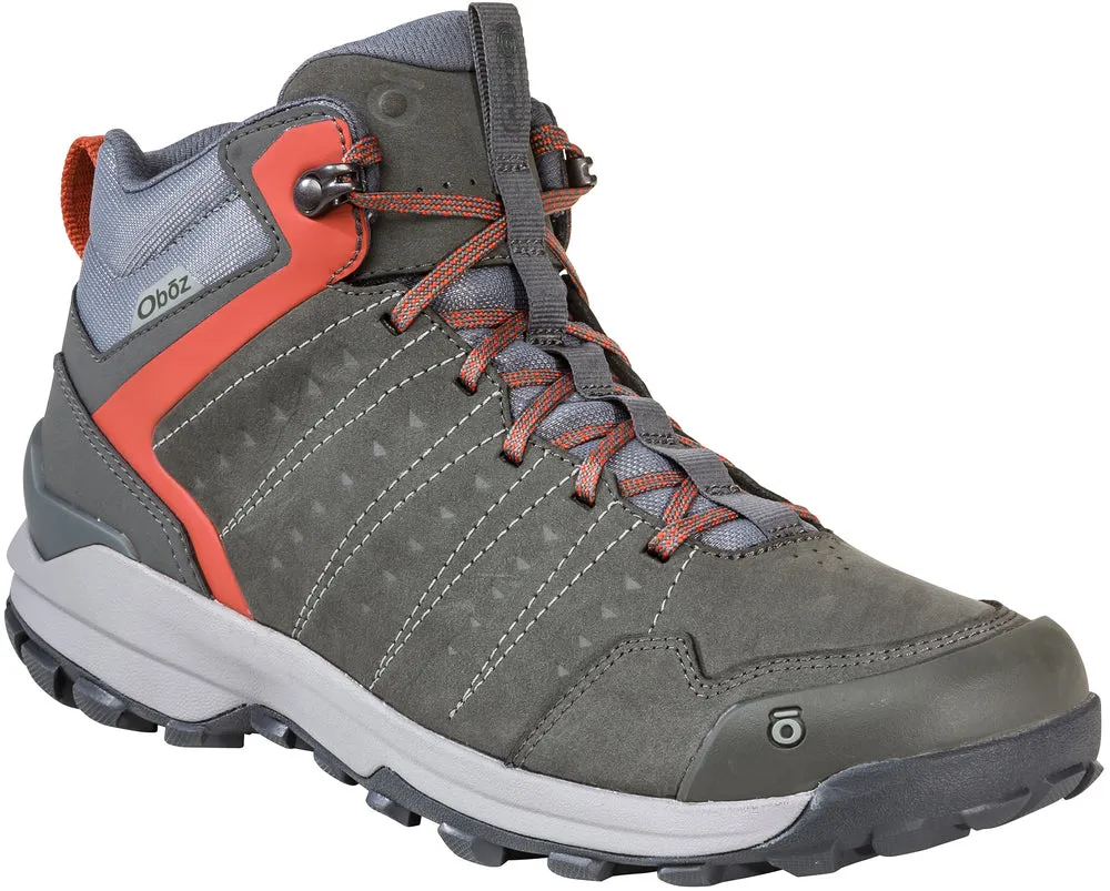 'Oboz' Men's Sypes Leather WP Mid Hiker - Gunmetal