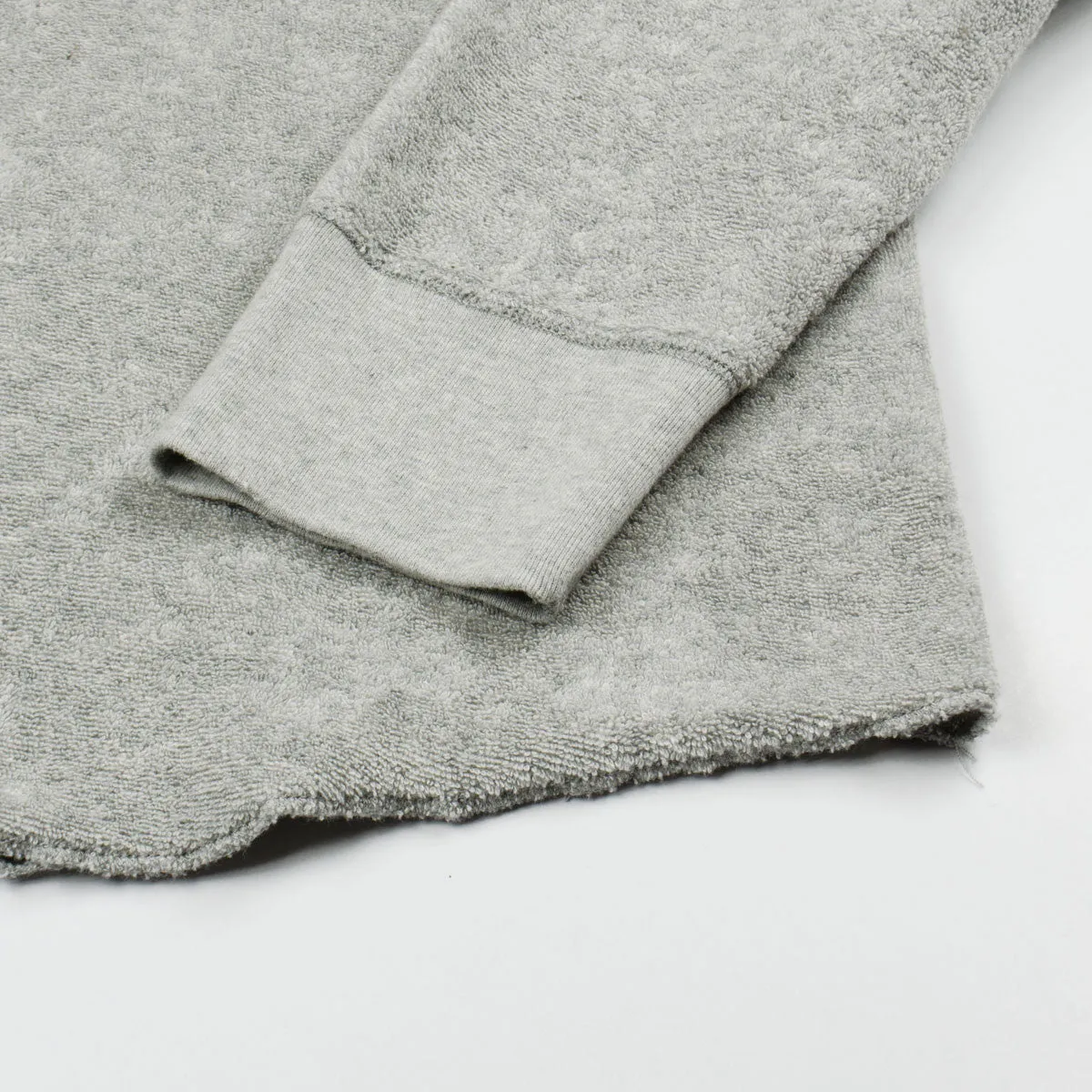 Our Legacy - Footbal Longsleeve Sweatshirt - Grey Melange Light Terry