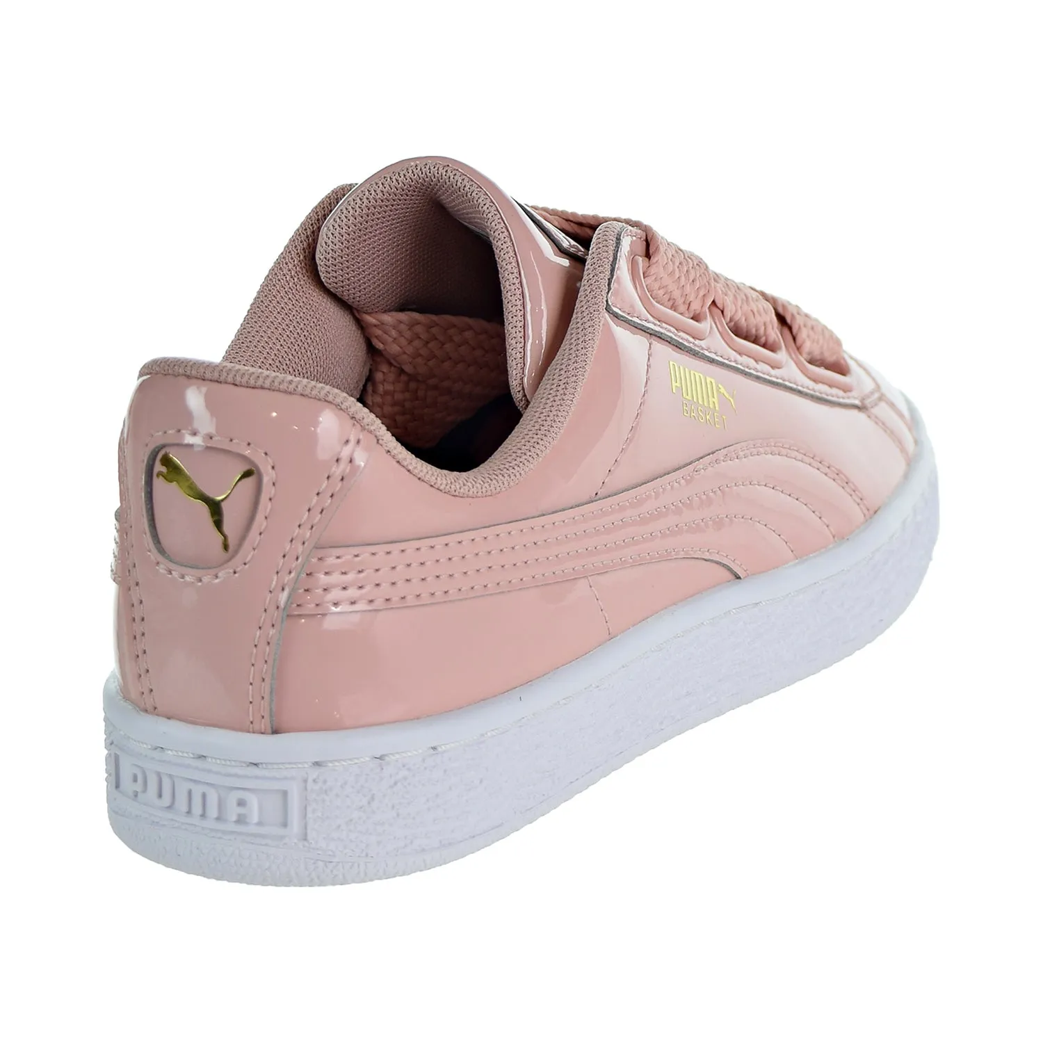 Puma Basket Heart Women's Shoes Peach Beige