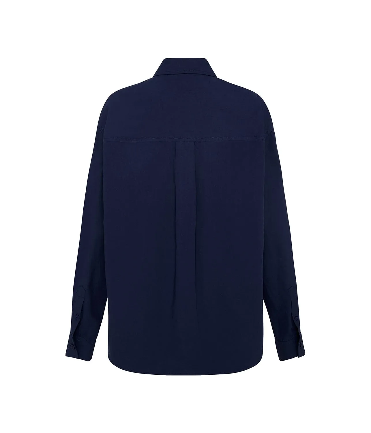 RELAXED SHIRT- NAVY