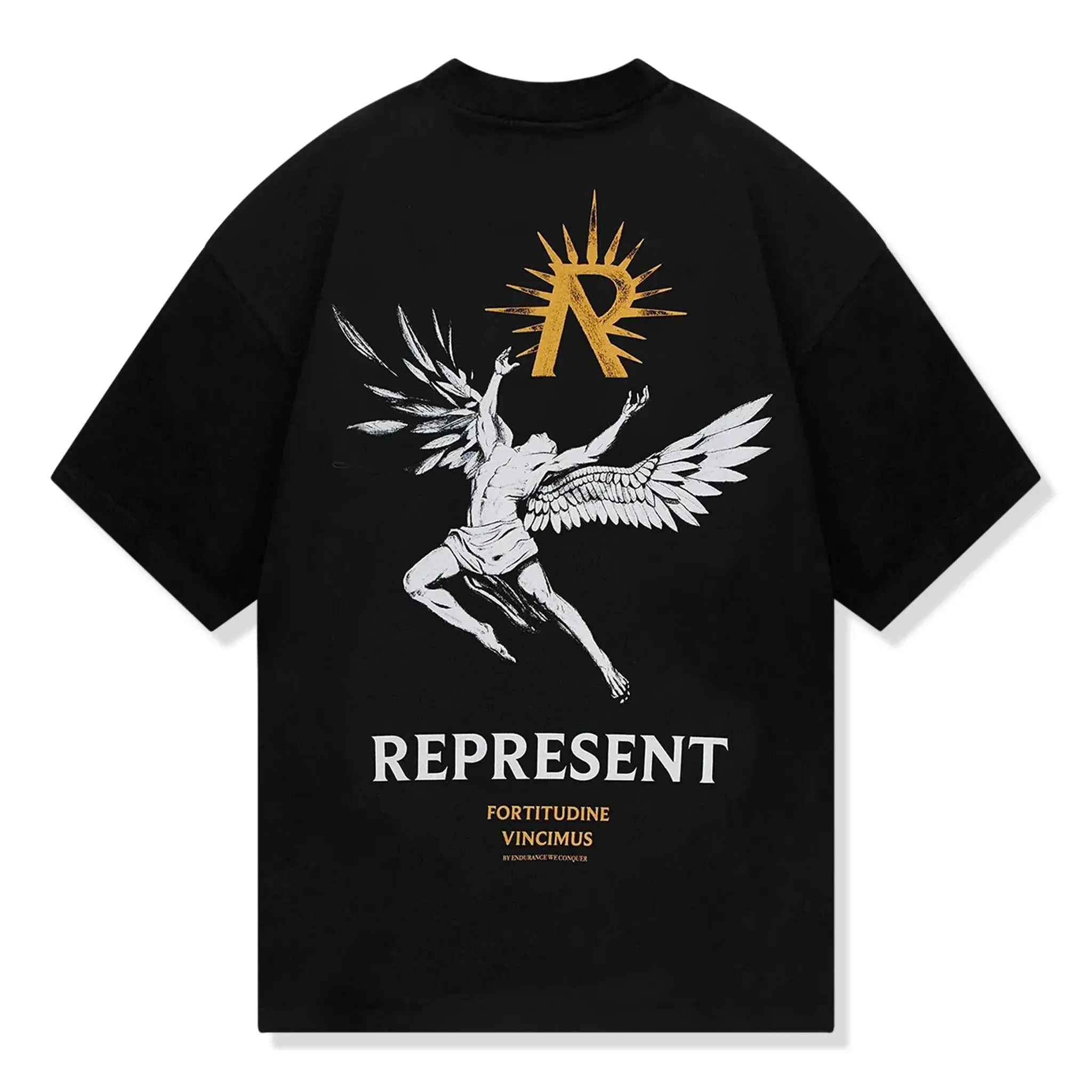 Represent Icarus Jet Black T Shirt