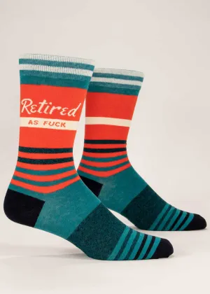 Retired as Fuck Men's Socks